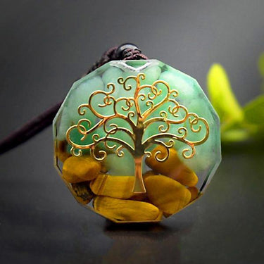 Tree Of Life Energy Orgonite Crystal Healing Meditation Pendant-Your Soul Place
